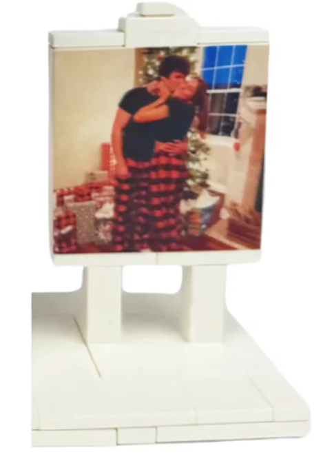 Met kleine foto